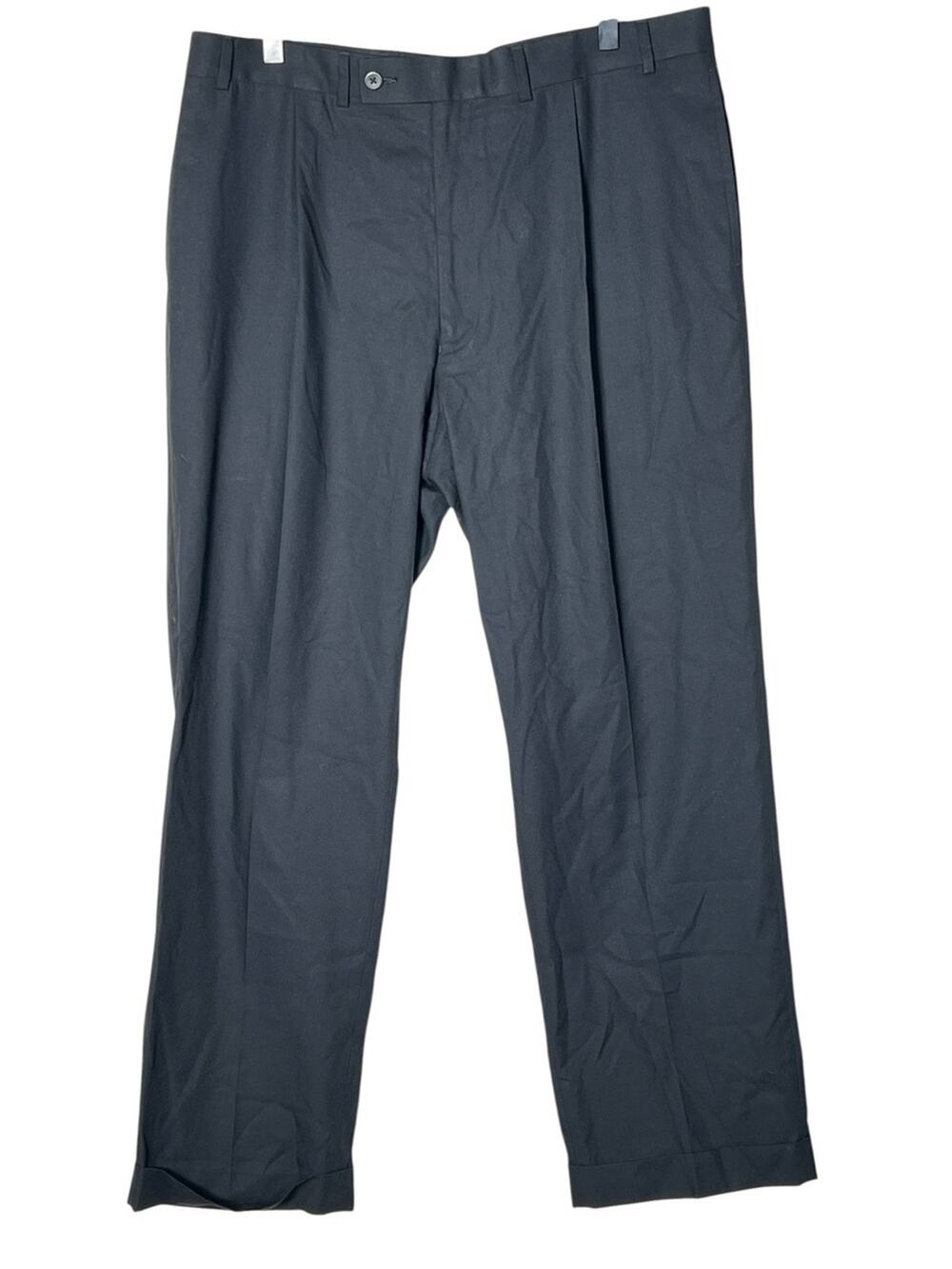 Geoffrey Beene Men's Classic Black Dress Pants size 38X30 B123